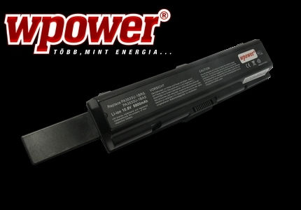 Eladó Már csak volt!!! Toshiba PABAS098 akkumulátor (6000mAh) Wpower Notebook akku 1 év gar - olcsó, Új Eladó Már csak volt!!! - Miskolc ( Borsod-Abaúj-Zemplén ) fotó