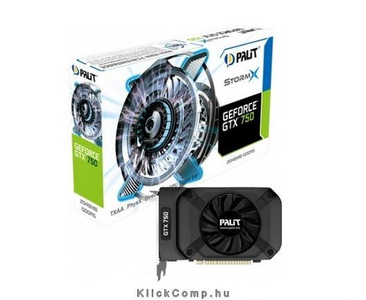 Eladó Már csak volt!!! PALIT GTX750 StormX nVidia 2GB GDDR5 128bit PCI-E videokártya - olcsó, Új Eladó Már csak volt!!! - Miskolc ( Borsod-Abaúj-Zemplén ) fotó