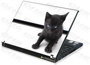 Eladó Már csak volt!!! Notebook matrica Laptop dekorációs védőfólia ( skin ) Cicás fekete-feh - olcsó, Új Eladó Már csak volt!!! - Miskolc ( Borsod-Abaúj-Zemplén ) fotó