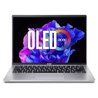 Acer Swift laptop 14" 2.2K i5-1335U 8GB 512GB IrisXe DOS ezüst Acer Swift Go