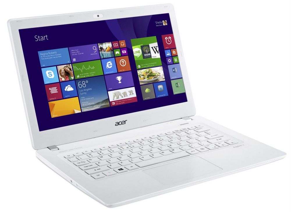Eladó Már csak volt!!! Acer Aspire V3 13,3" laptop i3-4005U Win8 fehér - olcsó, Új Eladó Már csak volt!!! - Miskolc ( Borsod-Abaúj-Zemplén ) fotó