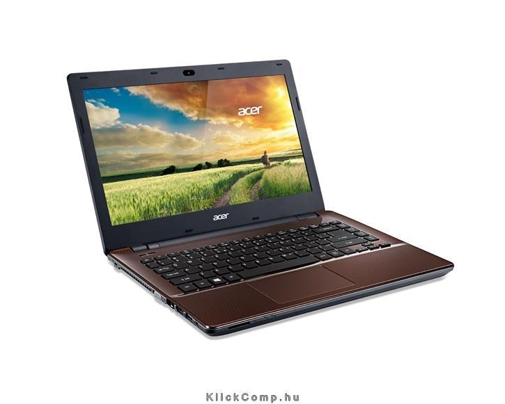 Eladó Már csak volt!!! Acer Aspire E5 14" notebook i3-4005U 4GB 500GB DVD barna E5-471-351S - olcsó, Új Eladó Már csak volt!!! - Miskolc ( Borsod-Abaúj-Zemplén ) fotó