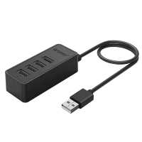 4 portos USB HUB USB 2.0 fekete Orico