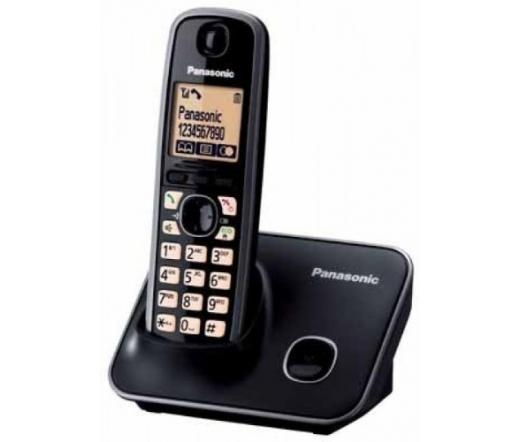 Eladó Már csak volt!!! Panasonic KX-TG6611PDB SMS DECT kihangosítható hívóazonosítós fekete telefon - olcsó, Új Eladó Már csak volt!!! - Miskolc ( Borsod-Abaúj-Zemplén ) fotó