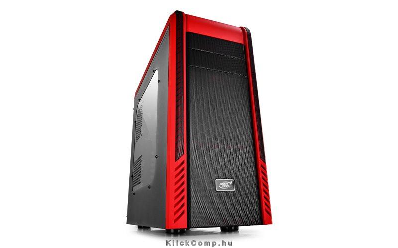 Eladó Már csak volt!!! Számítógépház ATX mATX 2xUSB3.0 2xUSB2.0 DEEPCOOL PANGU SW-RD fekete-piros ablak - olcsó, Új Eladó Már csak volt!!! - Miskolc ( Borsod-Abaúj-Zemplén ) fotó