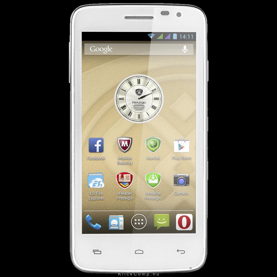 Eladó Már csak volt!!! Dual sim mobiltelefon 5" FWVGA DC Android 512MB 4GB 5.0MP 0.3MP fehér - olcsó, Új Eladó Már csak volt!!! - Miskolc ( Borsod-Abaúj-Zemplén ) fotó