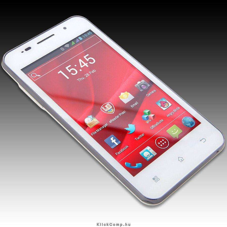 Eladó Már csak volt!!! Prestigio MultiPhone 4322 DUO: DUAL SIM, ARM Cortex A9 MediaTek MT6577T 1.2GHz, - olcsó, Új Eladó Már csak volt!!! - Miskolc ( Borsod-Abaúj-Zemplén ) fotó