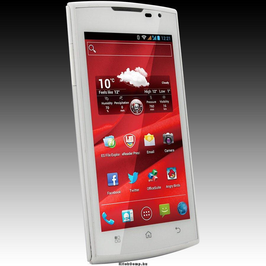Eladó Már csak volt!!! PRESTIGIO MultiPhone 4500 DUO (4.5",960x540,4GB,Android 4.0,SDHC,Wi-Fi,BT,3G) Wh - olcsó, Új Eladó Már csak volt!!! - Miskolc ( Borsod-Abaúj-Zemplén ) fotó