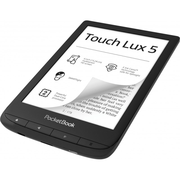 Eladó Már csak volt!!! e-book olvasó 6" PocketBook PB628-P-WW  Touch Lux 5 "Ink Black" - olcsó, Új Eladó Már csak volt!!! - Miskolc ( Borsod-Abaúj-Zemplén ) fotó