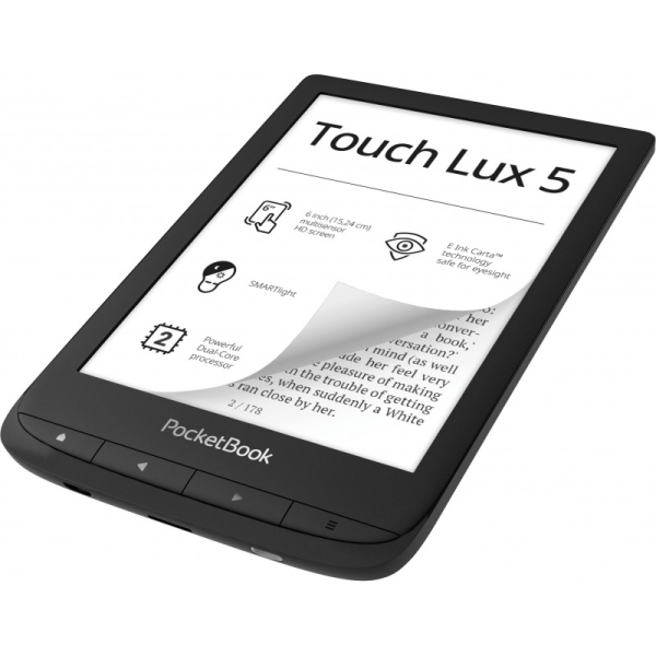 Eladó Már csak volt!!! e-book olvasó 6" PocketBook PB628-P-WW  Touch Lux 5 "Ink Black" - olcsó, Új Eladó Már csak volt!!! - Miskolc ( Borsod-Abaúj-Zemplén ) fotó