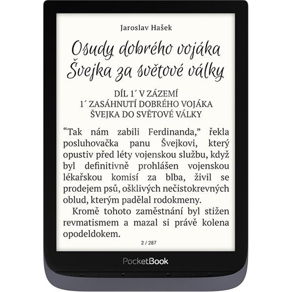 Eladó Már csak volt!!! e-book olvasó 7,8" E-Ink Carta Metálszürke 2x1GHz 16GB wifi mSD POCKETBOOK e-Rea - olcsó, Új Eladó Már csak volt!!! - Miskolc ( Borsod-Abaúj-Zemplén ) fotó