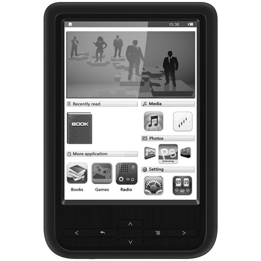 Eladó Már csak volt!!! e-book olvasó 3464B 6" e-ink panel, 800x600, 4GB memória, µSD foglalat, zenelejá - olcsó, Új Eladó Már csak volt!!! - Miskolc ( Borsod-Abaúj-Zemplén ) fotó
