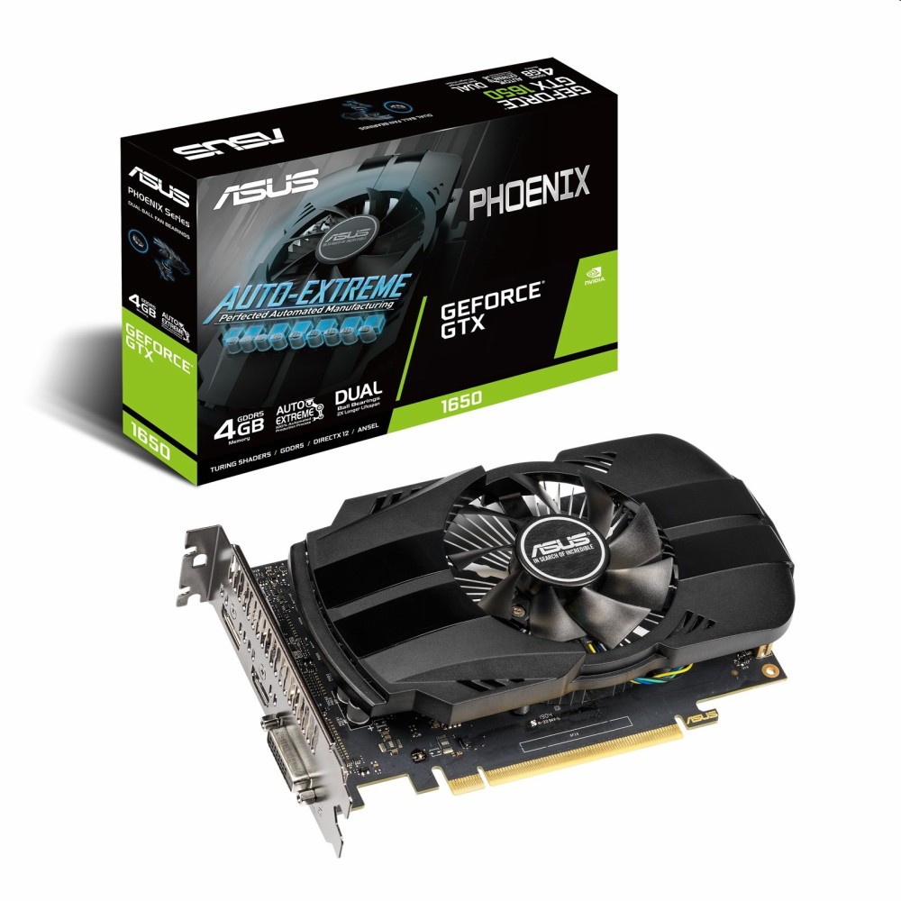 Eladó Már csak volt!!! VGA PH-GTX1650-O4G 4GB DDR5 OC PCI-Ex16x ASUS nVIDIA Videokártya - olcsó, Új Eladó Már csak volt!!! - Miskolc ( Borsod-Abaúj-Zemplén ) fotó