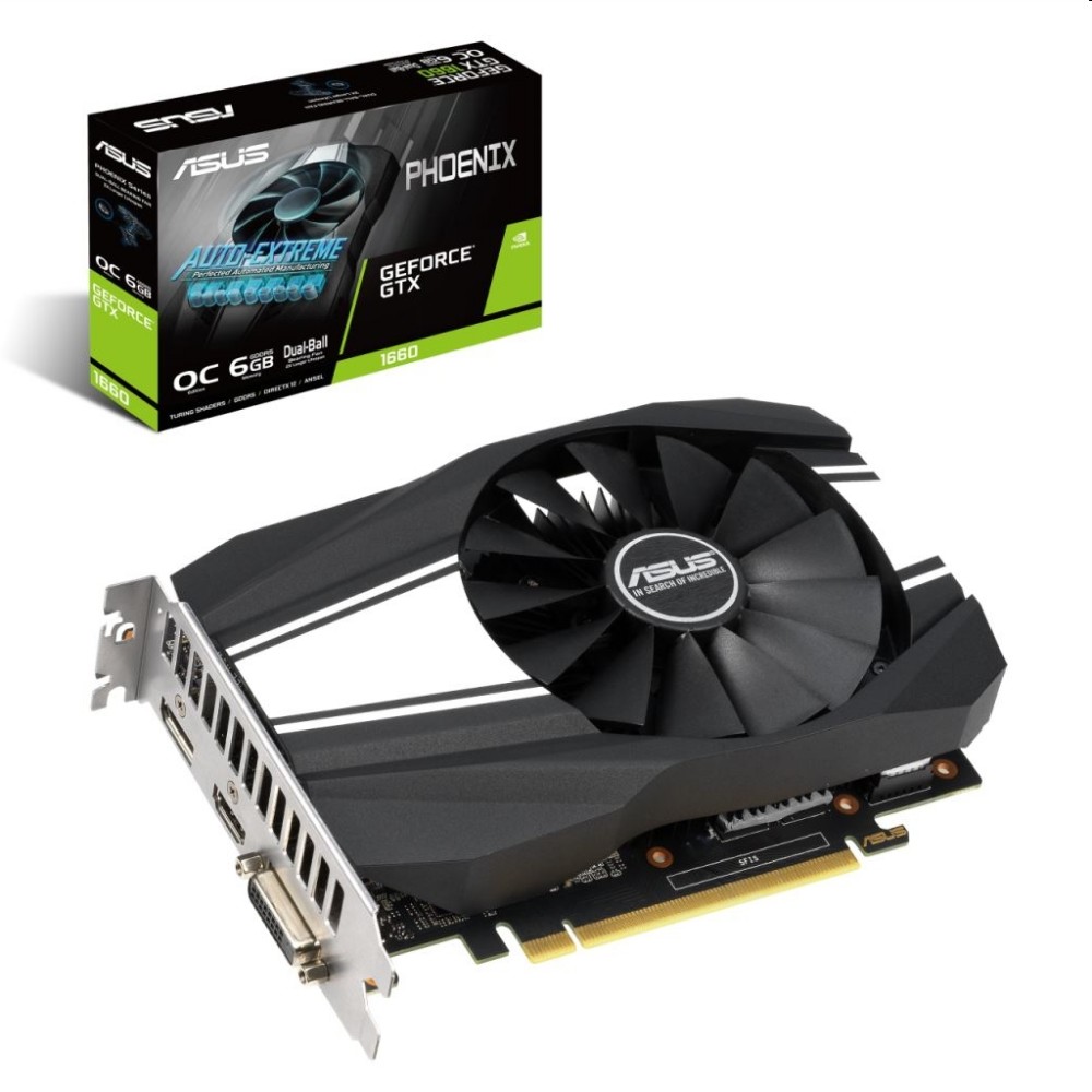 Eladó Már csak volt!!! VGA PH-GTX1660-O6G 6GB DDR5 OC PCI-Ex16x Asus nVIDIA Videokártya - olcsó, Új Eladó Már csak volt!!! - Miskolc ( Borsod-Abaúj-Zemplén ) fotó