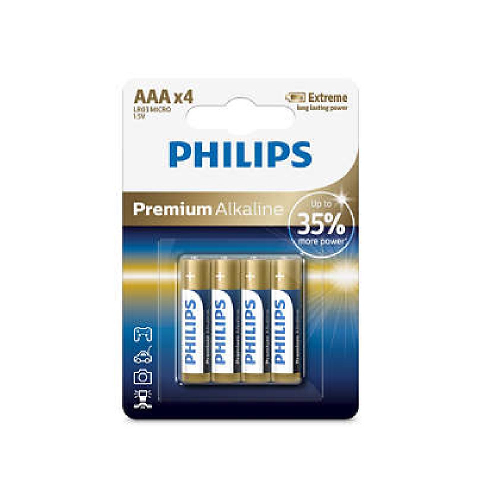 Eladó Elem Philips AAA mikro ceruza ultra alkáli LR03 1,5V 4db BL 1darab - olcsó, Új Eladó - Miskolc ( Borsod-Abaúj-Zemplén ) fotó