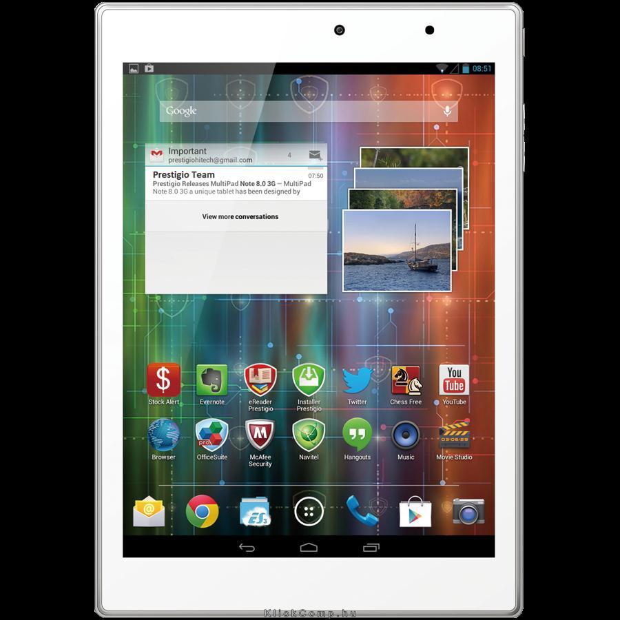 Eladó Már csak volt!!! PRESTIGIO MultiPad 4  Diamond 7.85 3G (7.85'' IPS,1024x768,16GB,Android 4.2,QC1. - olcsó, Új Eladó Már csak volt!!! - Miskolc ( Borsod-Abaúj-Zemplén ) fotó