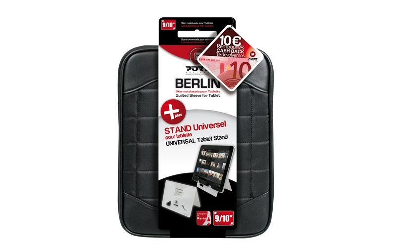 Eladó Már csak volt!!! Notebook táska PORT 9-10,1" Berlin Tablet sleeve Black Plus stand (2 év) - olcsó, Új Eladó Már csak volt!!! - Miskolc ( Borsod-Abaúj-Zemplén ) fotó