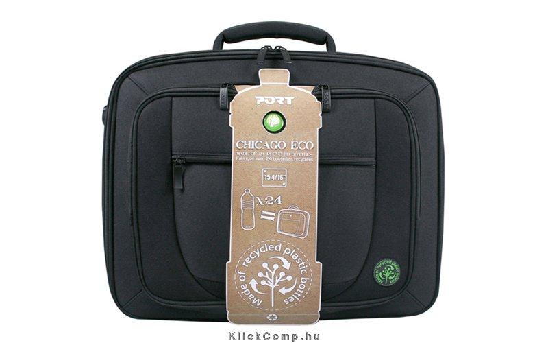 Eladó Már csak volt!!! PORT Notebook táska 16" (400501) CHICAGO ECO Fekete (újrafelhasznált palackokból - olcsó, Új Eladó Már csak volt!!! - Miskolc ( Borsod-Abaúj-Zemplén ) fotó