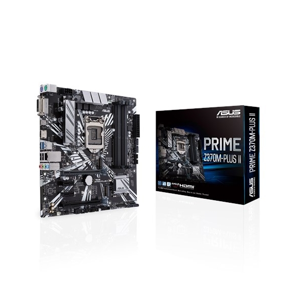 Eladó Már csak volt!!! Alaplap Z370 LGA1151 ASUS PRIME Z370M-PLUS II microATX - olcsó, Új Eladó Már csak volt!!! - Miskolc ( Borsod-Abaúj-Zemplén ) fotó