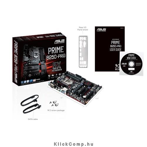 Eladó Már csak volt!!! Alaplap Asus PRIME B250-PRO s1151 - olcsó, Új Eladó Már csak volt!!! - Miskolc ( Borsod-Abaúj-Zemplén ) fotó