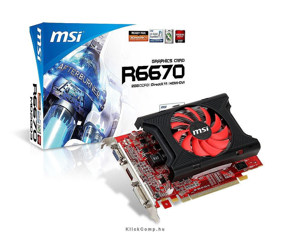 Eladó Már csak volt!!! MSI R6670-MD2GD3 V2 AMD 2GB DDR3 128bit PCI-E videokártya - olcsó, Új Eladó Már csak volt!!! - Miskolc ( Borsod-Abaúj-Zemplén ) fotó