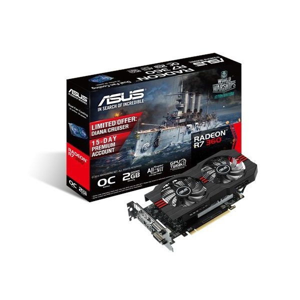 Eladó Már csak volt!!! VGA R7-360 2GB 128bit Asus PCI-E AMD videokártya - olcsó, Új Eladó Már csak volt!!! - Miskolc ( Borsod-Abaúj-Zemplén ) fotó