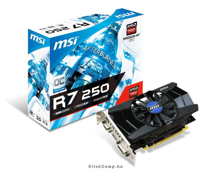 Eladó Már csak volt!!! R7 250 2GD3 OC AMD 2GB DDR3 128bit PCIe videokártya - olcsó, Új Eladó Már csak volt!!! - Miskolc ( Borsod-Abaúj-Zemplén ) fotó