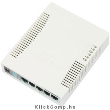 Eladó Már csak volt!!! 5port GbE Switch LAN 1port GbE SFP MikroTik RB260GS - olcsó, Új Eladó Már csak volt!!! - Miskolc ( Borsod-Abaúj-Zemplén ) fotó