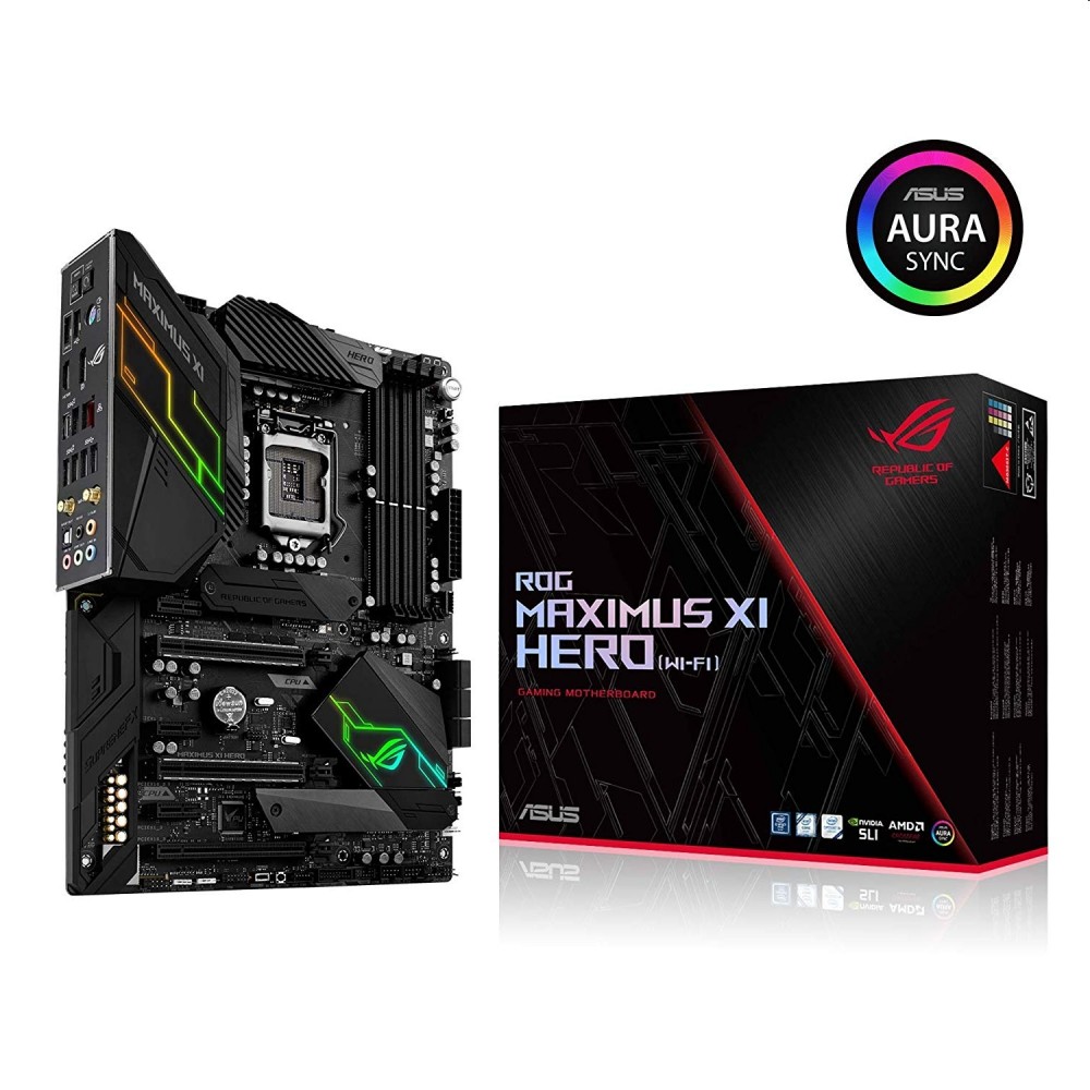 Eladó Már csak volt!!! Alaplap Z390 LGA1151 ASUS ROG MAXIMUS XI HERO (WI-FI) ATX - olcsó, Új Eladó Már csak volt!!! - Miskolc ( Borsod-Abaúj-Zemplén ) fotó
