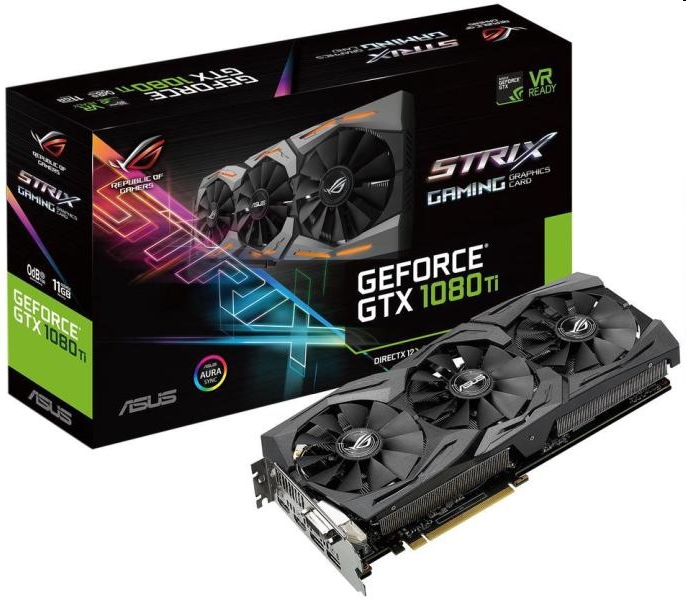 Eladó Már csak volt!!! VGA GTX1080TI ASUS videokártya nVidia ROG STRIX GTX1080TI 11G GAMING - olcsó, Új Eladó Már csak volt!!! - Miskolc ( Borsod-Abaúj-Zemplén ) fotó