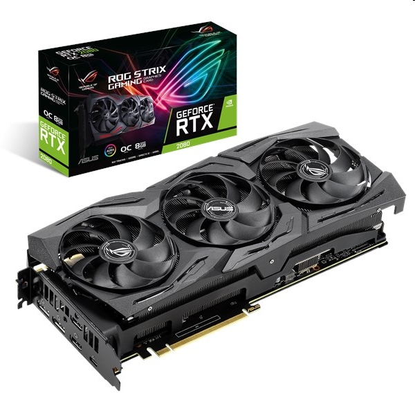 Eladó Már csak volt!!! VGA RTX2080 ASUS videokártya nVidia ROG-STRIX-RTX2080-O8G Gaming GDDR6  8 GB - olcsó, Új Eladó Már csak volt!!! - Miskolc ( Borsod-Abaúj-Zemplén ) fotó