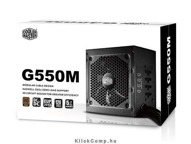 Eladó Már csak volt!!! Cooler Master tápegység 550W G550M - olcsó, Új Eladó Már csak volt!!! - Miskolc ( Borsod-Abaúj-Zemplén ) fotó