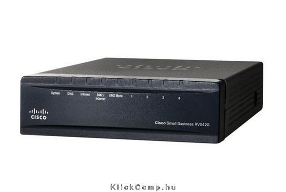 Eladó Már csak volt!!! Cisco RV042G Dual Gigabit WAN VPN Router - olcsó, Új Eladó Már csak volt!!! - Miskolc ( Borsod-Abaúj-Zemplén ) fotó