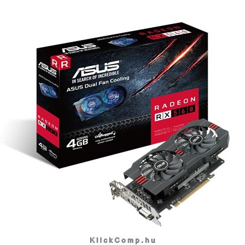 Eladó Már csak volt!!! VGA RX-560 4GB DDR5 OC PCI-Ex16x ASUS AMD Videokártya - olcsó, Új Eladó Már csak volt!!! - Miskolc ( Borsod-Abaúj-Zemplén ) fotó