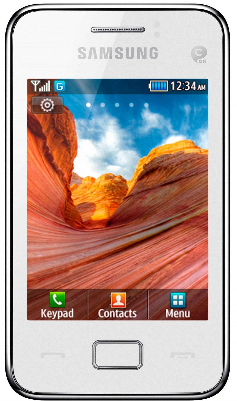 Eladó Már csak volt!!! Samsung GT-S5222 (Star III Dual SIM) Pure White mobiltelefon - olcsó, Új Eladó Már csak volt!!! - Miskolc ( Borsod-Abaúj-Zemplén ) fotó