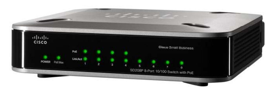 Eladó Már csak volt!!! Cisco SD208P 8port 10 100Mbps LAN nem menedzselhető asztali Switch - olcsó, Új Eladó Már csak volt!!! - Miskolc ( Borsod-Abaúj-Zemplén ) fotó