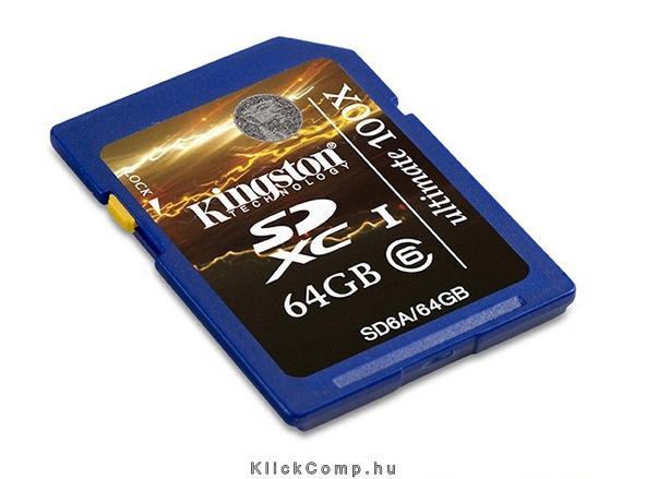 Eladó Már csak volt!!! Kingston 64GB SD (SDXC Class 6) (SD6A 64GB) memória kártya ( Élettartam garancia - olcsó, Új Eladó Már csak volt!!! - Miskolc ( Borsod-Abaúj-Zemplén ) fotó