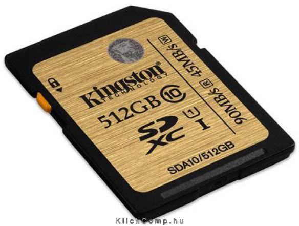 Eladó Már csak volt!!! Memória kártya 512GB SD SDXC Class 10 UHS-I Kingston SDA10 512GB - olcsó, Új Eladó Már csak volt!!! - Miskolc ( Borsod-Abaúj-Zemplén ) fotó