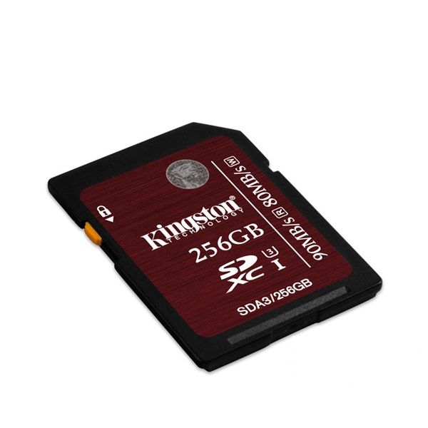 Eladó Már csak volt!!! Memória-kártya 256GB SD SDXC UHS-I SC3 Kingston SDA3 256GB - olcsó, Új Eladó Már csak volt!!! - Miskolc ( Borsod-Abaúj-Zemplén ) fotó