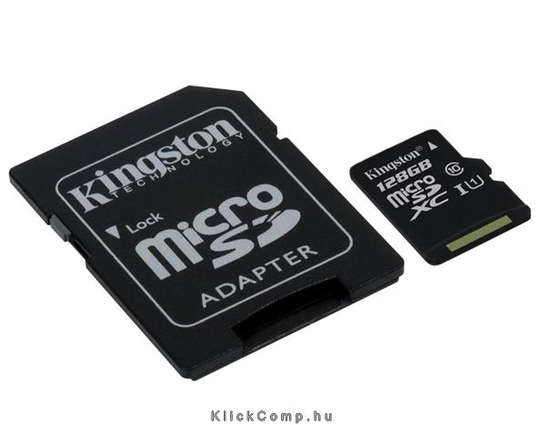 Eladó Már csak volt!!! Memória-kártya 128GB SD micro SDXC Class 10 Kingston SDC10G2 128GB ada - olcsó, Új Eladó Már csak volt!!! - Miskolc ( Borsod-Abaúj-Zemplén ) fotó