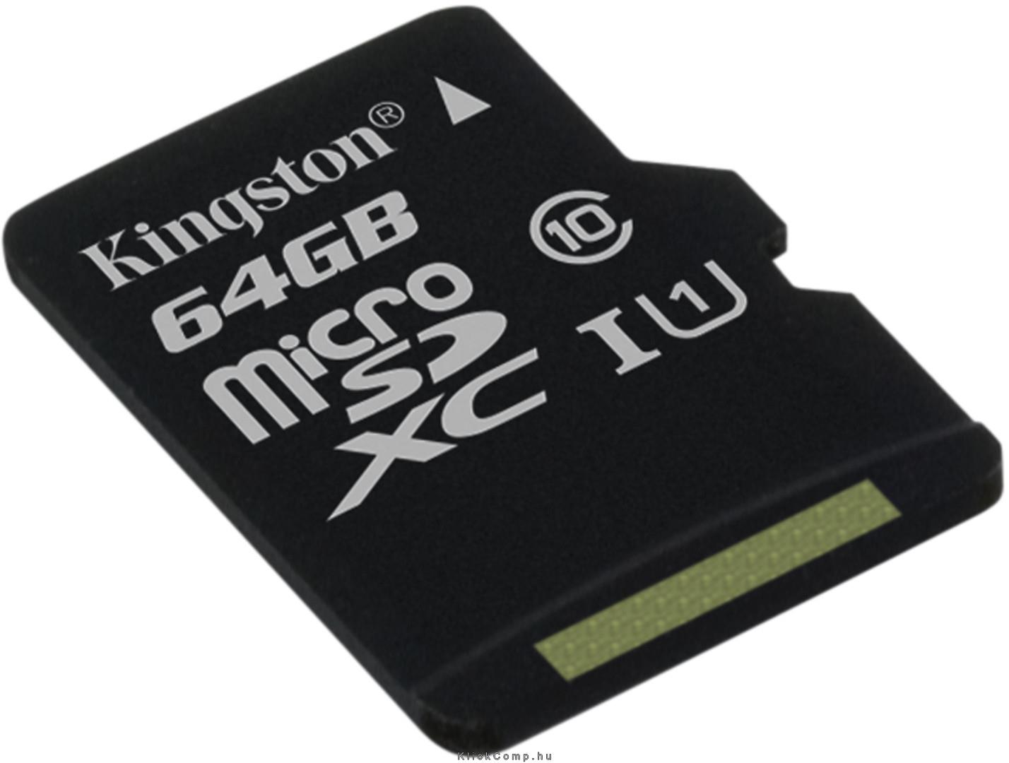 Eladó Már csak volt!!! Memória-kártya 64GB SD micro SDXC Class10 Kingston SDC10G2 64GBSP - olcsó, Új Eladó Már csak volt!!! - Miskolc ( Borsod-Abaúj-Zemplén ) fotó
