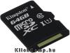 Eladó Már csak volt!!! Memória-kártya 64GB SD micro SDXC Class10 Kingston SDC10G2 64GBSP - olcsó, Új Eladó Már csak volt!!! - Miskolc ( Borsod-Abaúj-Zemplén ) fotó 1