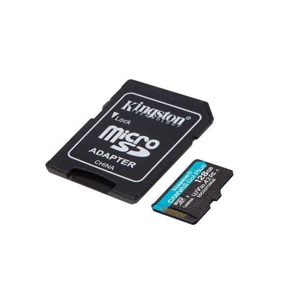 Eladó Már csak volt!!! Memória-kártya 128GB microSDXC Class10 Kingston Canvas Go! Plus Plus adapter - olcsó, Új Eladó Már csak volt!!! - Miskolc ( Borsod-Abaúj-Zemplén ) fotó