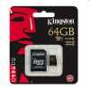 Eladó Már csak volt!!! Memória kártya 64GB SD micro (SDXC Class U3 UHS-I) Kingston SDCG 64GB  adapterre - olcsó, Új Eladó Már csak volt!!! - Miskolc ( Borsod-Abaúj-Zemplén ) fotó 1