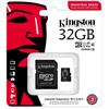 Memória-kártya 32GB SD micro Plus olvasó SDHC Class 10 A1 Kingston Industrial SD