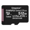 Eladó Memória-kártya 512GB SD micro SDXC Class 10 A1 Kingston Canvas Select Plus - olcsó, Új Eladó - Miskolc ( Borsod-Abaúj-Zemplén ) fotó 1