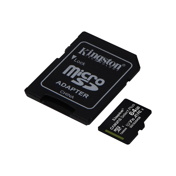 Eladó Memória-kártya 64GB SD micro SDXC Class 10 A1 Kingston Canvas Select Plus adapte - olcsó, Új Eladó - Miskolc ( Borsod-Abaúj-Zemplén ) fotó