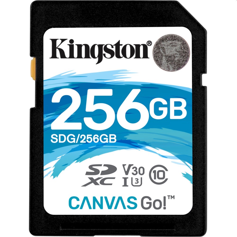 Eladó Már csak volt!!! Memória-kártya 256GB SD Canvas Go SDXC Class 10 UHS-I U3 Kingston  SDG 256GB - olcsó, Új Eladó Már csak volt!!! - Miskolc ( Borsod-Abaúj-Zemplén ) fotó