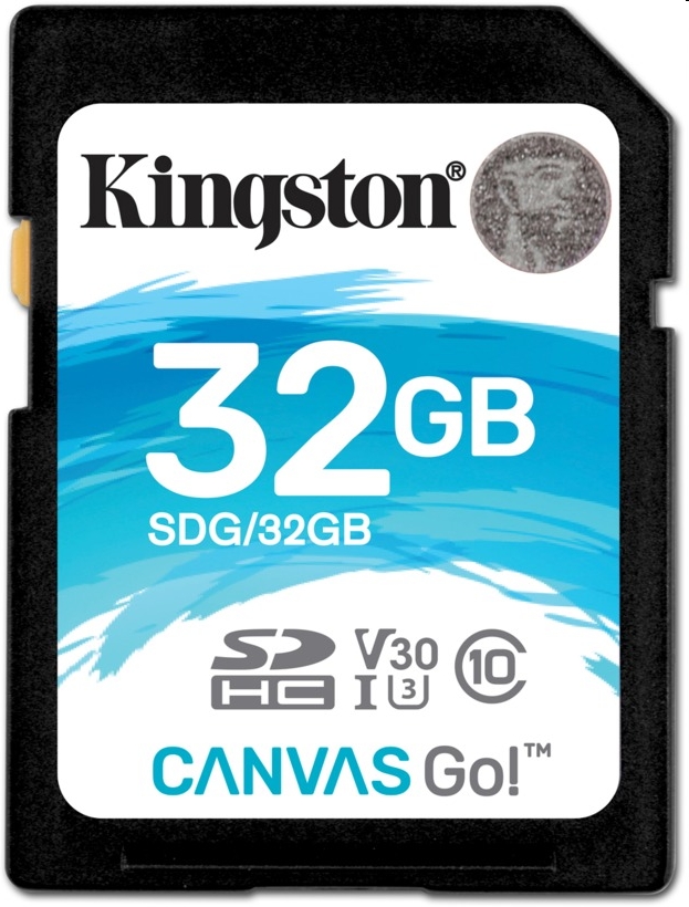 Eladó Már csak volt!!! Memória-kártya 32GB SD (SDHC Class 10  UHS-I U3) Kingston Canvas Go SDG 32GB - olcsó, Új Eladó Már csak volt!!! - Miskolc ( Borsod-Abaúj-Zemplén ) fotó