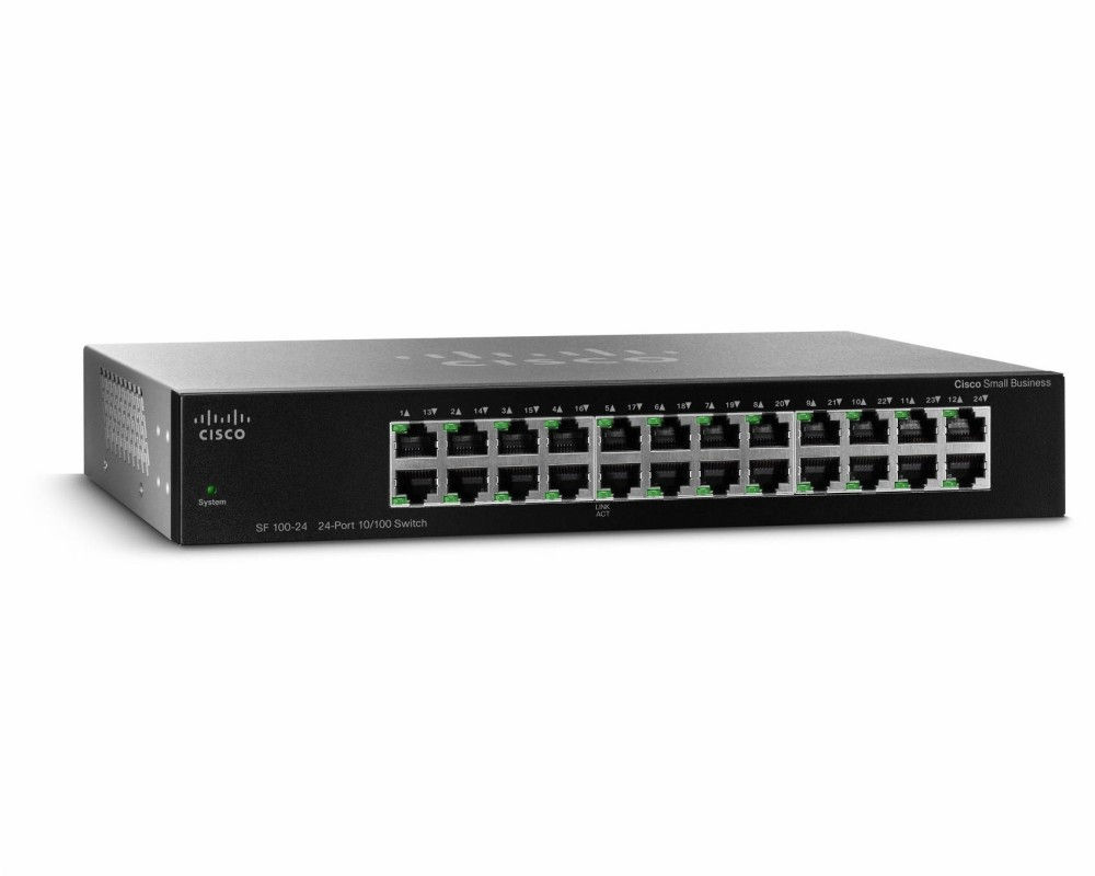 Eladó Már csak volt!!! Cisco SF100-24 24port 10 100Mbps LAN nem menedzselhető asztali Switch - olcsó, Új Eladó Már csak volt!!! - Miskolc ( Borsod-Abaúj-Zemplén ) fotó